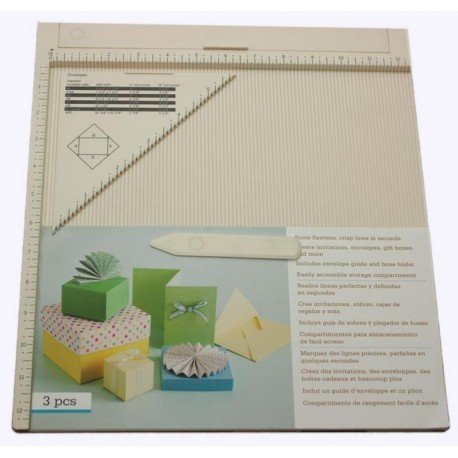 Scoring board, Planche de pliage en pouce avec ...