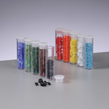 Set de 10 flacons d'éclats d'émail opaque de 5 ml