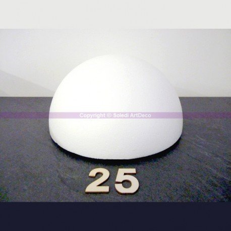 Demi-Sphère de 25 cm de diamètre, Dôme creux en...