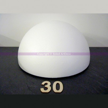 Demi-Sphère de 30 cm de diamètre, Dôme creux en...