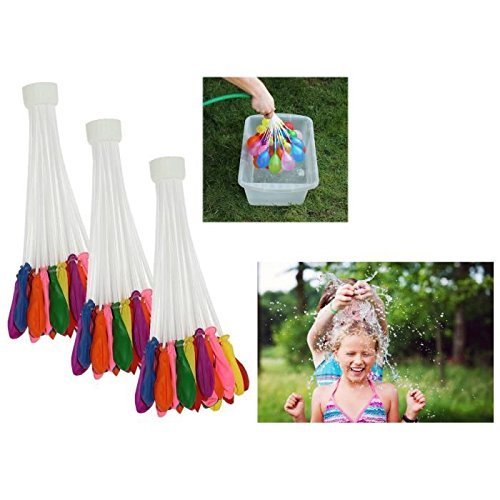 Lot de 111 bombes a eau (3 bouquets de 37 bombe...