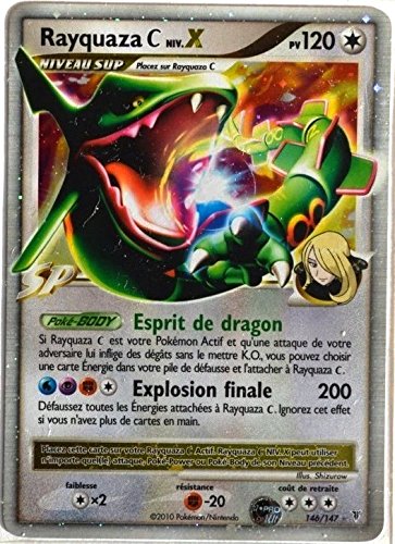 carte Pokémon 146/147 Rayquaza Niv.X 120 PV Sér...