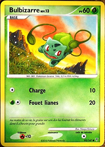 carte Pokémon 93/147 Bulbizarre 60 PV Série Pla...