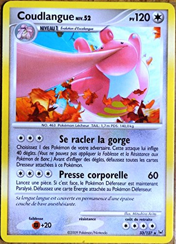 carte Pokémon 33/127 Coudlangue 120 PV Série Pl...