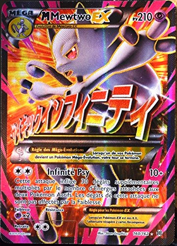 carte Pokémon 160/162 Méga Mewtwo EX (Y) 210 PV...