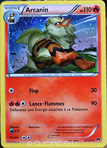 carte Pokémon 11/122 Arcanin 110 PV XY - Ruptur...