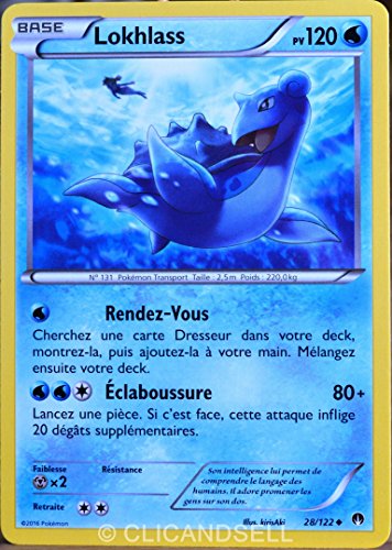 carte Pokémon 28/122 Lokhlass 120 PV XY - Ruptu...