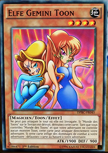 carte YU-GI-OH DPBC-FR045 Elfe Gemini Toon NEUF FR