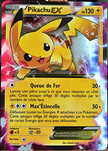 carte Pokémon XY84 Pikachu EX 130 PV Promo NEUF FR