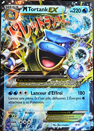 carte Pokémon 18/83 M-Tortank-EX 220 PV - ULTRA...