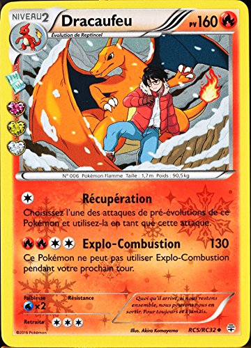  carte Pokémon RC5 Dracaufeu 160 PV Pokémon  3700922386363