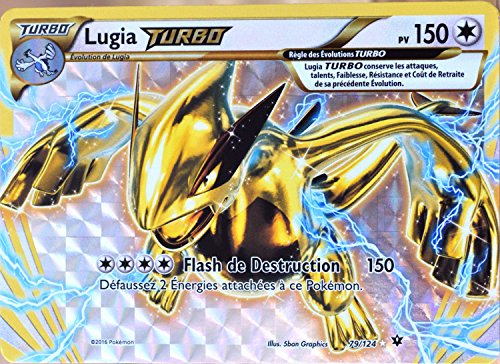 carte Pokémon 79/124 Lugia Turbo 150 PV XY - Im...