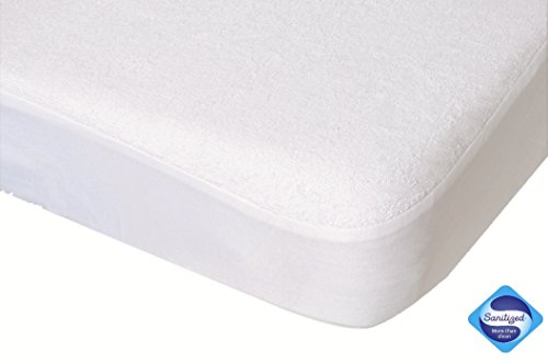 Protège-matelas forme housse imperméable et res...