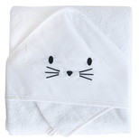 DOMIVA Coffret Sortie de bain + Gant 75x75 Blanc code EAN 3700948332115 