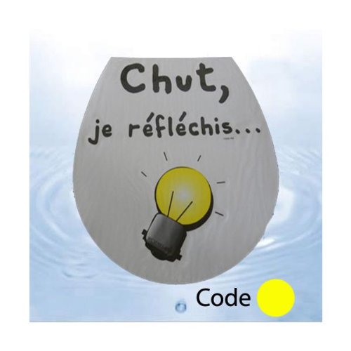 Sticker pour abattant WC