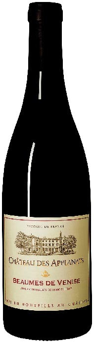 AOP(1) BEAUMES DE VENISE CHÂTEAU DES APPLANATS 2018. code EAN 3700956501336 