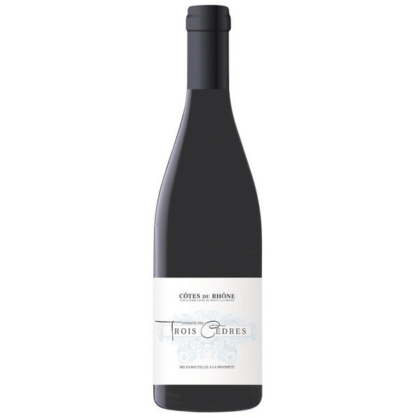 domaine-des-trois-cedres A.O.P. Côtes du Rhône  code EAN 3700956504887 