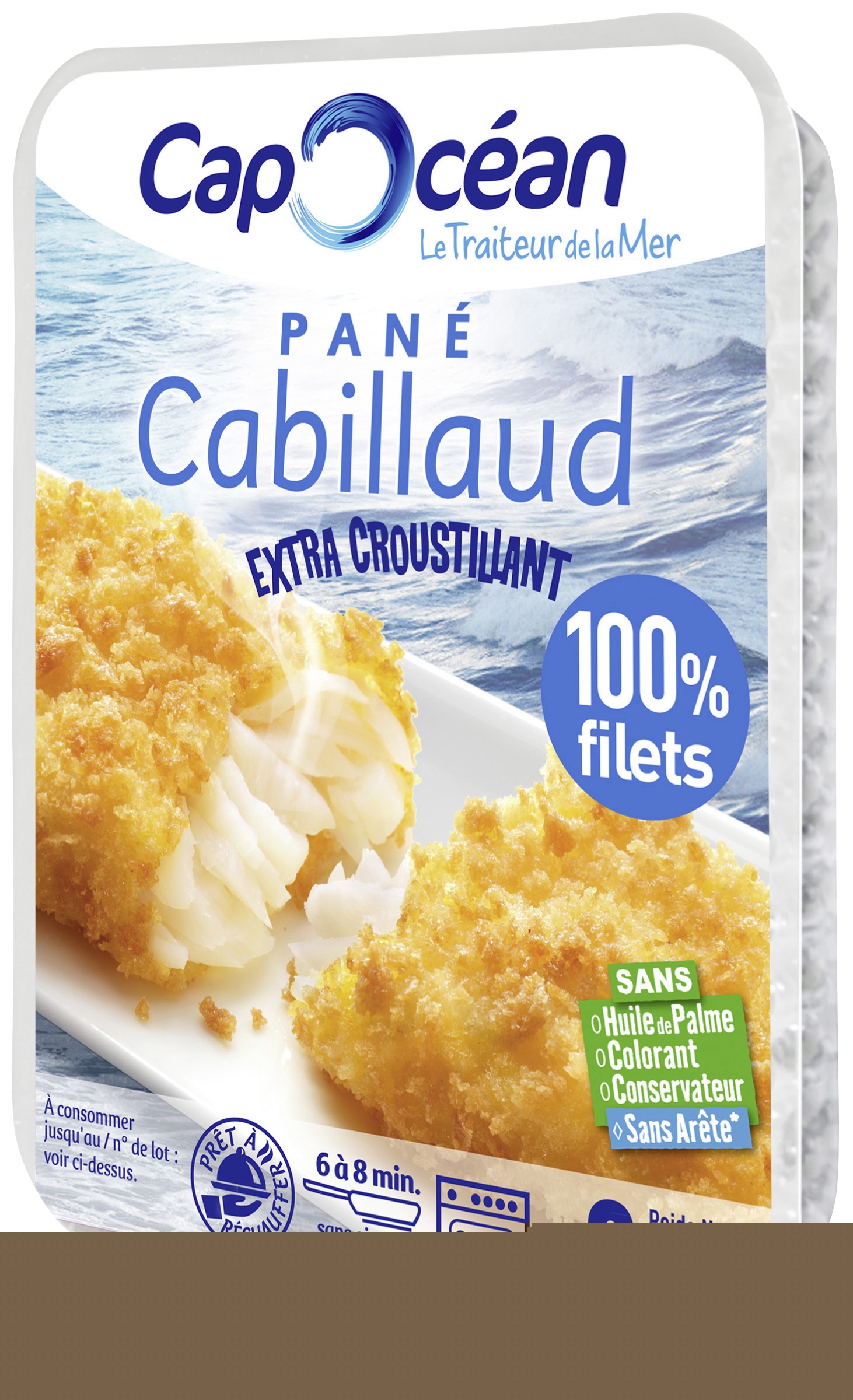 Pané cabillaud 100% filets Cap Océan 3700966554452 Cap Océan Pané cabillaud 100% filets Cap Océan 3700966554452 Cap Océan