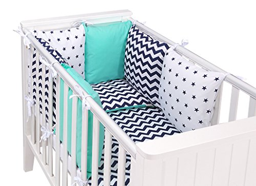 Tour de lit coussins modulable avec parures - d...