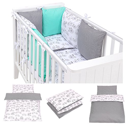 Tour de lit coussins modulable AVEC parures - D...