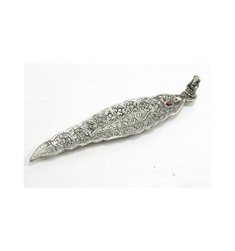 Porte-encens en métal décor statuette Ganesh - ...