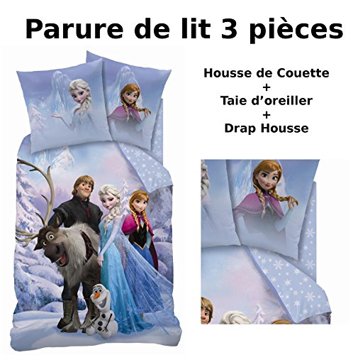 Parure de lit (3pcs) - Housse de Couette (140x2...