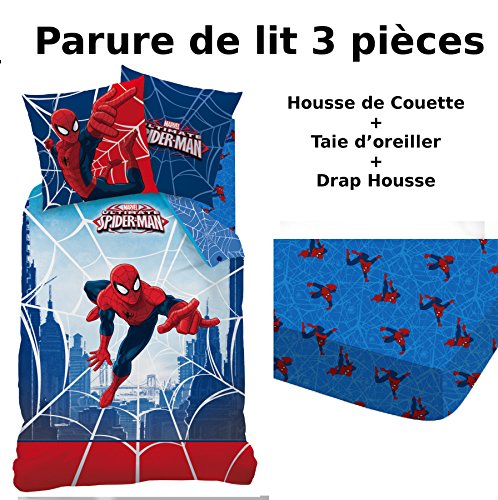 Parure de lit (3pcs) - Housse de Couette (140x2...