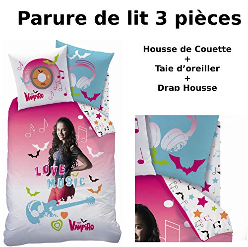 CHICA VAMPIRO - Parure de lit (3pcs) - Housse d...