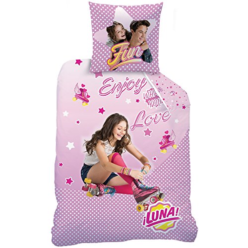 SOY LUNA - Housse de Couette (140x200) + Taie d...