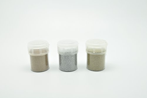 Lot paillettes 3 pots de sable (3 x 45 g) - Gra...