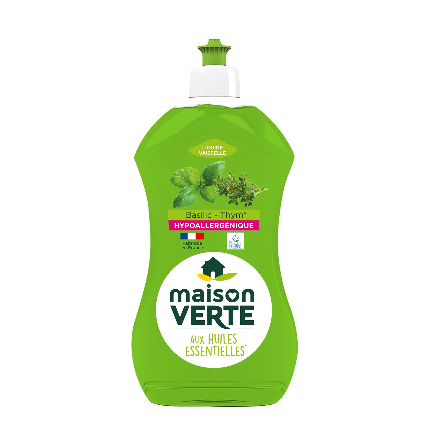 Liquide vaisselle écolo thym  basilic MAISON VERTE