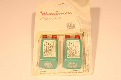 MOULINEX - LOT DE 2 CASSETTES ANTI-CALCAIRE AQU...