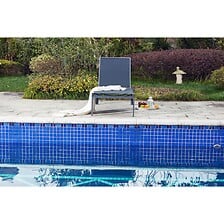 CONCEPT USINE Lot de 2 bains de soleil inclinab...