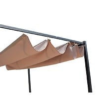 CONCEPT USINE Pergola autoportante 3x3m, toile ...