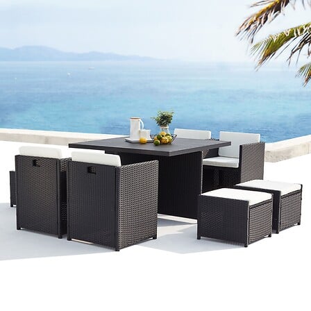 CONCEPT USINE Sunset 8 : salon de jardin encast...