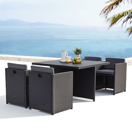 CONCEPT USINE Sunset 4 : salon de jardin encast...