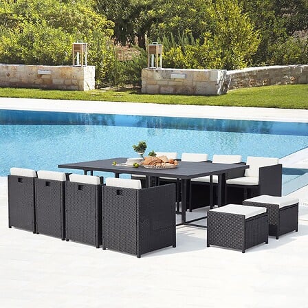 CONCEPT USINE Sunset 12 : salon de jardin encas...