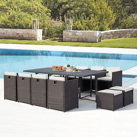 CONCEPT USINE Sunset 12 : salon de jardin encas...