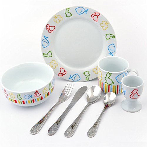 Ensemble Vaisselle et Couverts Personnalisés En...