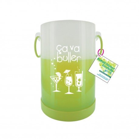 Seau rafraîchisseur de bouteille givré, couleur...