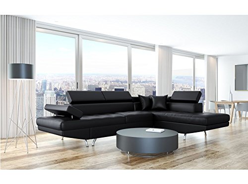 Usinestreet Rio Canapé d'Angle Droit Convertibl...