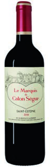 AOP(1) SAINT-ESTÈPHE LE MARQUIS DE CALON SÉGUR 2018 3701034103343 (3701034103343)