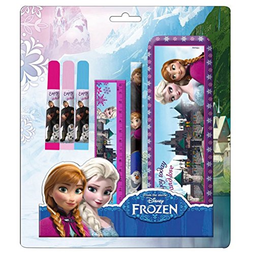 Frozen - Enfants - Ensemble papeterie avec trou...
