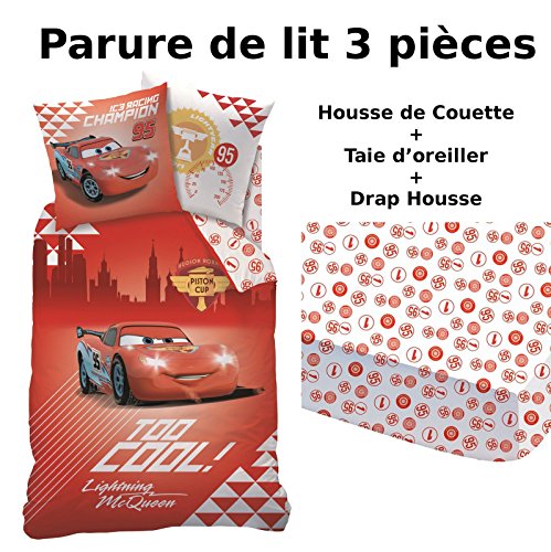 Disney Parure 3 Pièces Disney Cars  code EAN 3701039600731 
