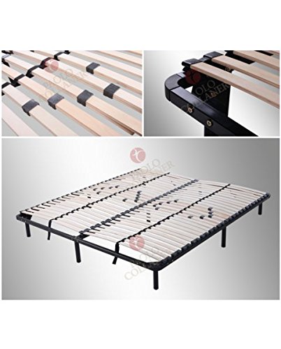 Sommier 56 lattes 160X200 + 9 pieds