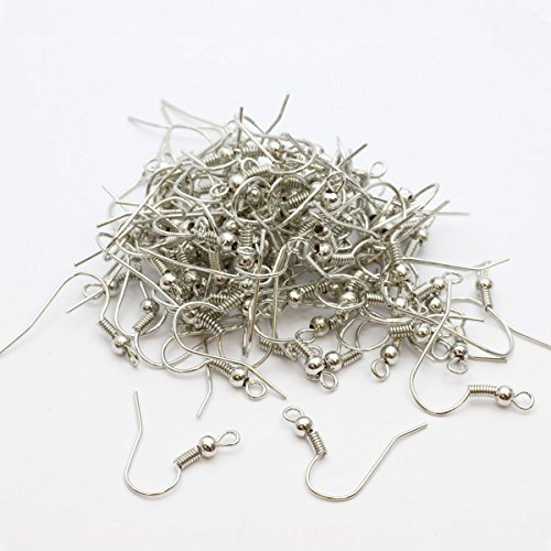 dormeuses crochets x20 boucles d'oreilles plati...