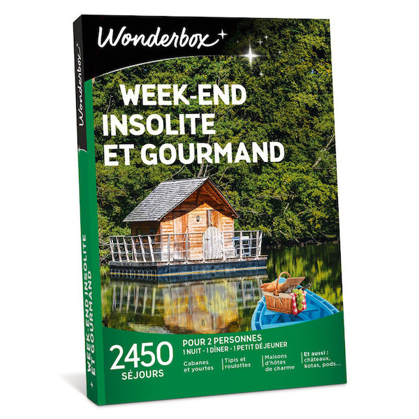 Coffret cadeaux WONDERBOX "Week-end insolite et gourmand " 3701066705270 (3701066705270)