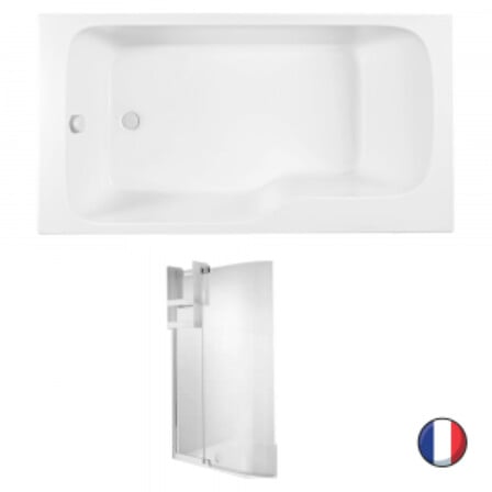 JACOB DELAFON Baignoire bain douche Malice comp...