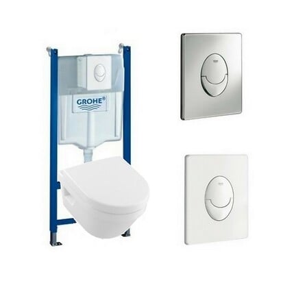 VILLEROY_ET_BOCH Pack WC suspendu compact sans ...