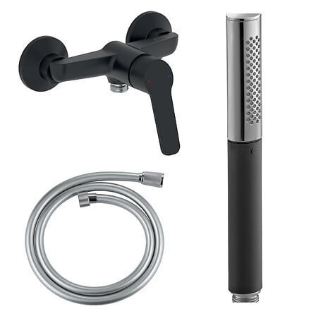 JACOB DELAFON -Mitigeur douche Aimé black + Dou...